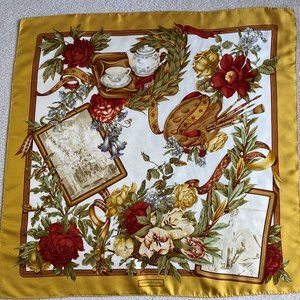 Vintage Ferragamo 100% silk scarf